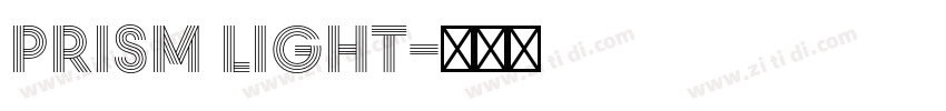 Prism Light字体转换